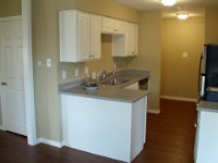 We built a custom cabinet to replace the original upper cabinet that originally hung over the bar area.